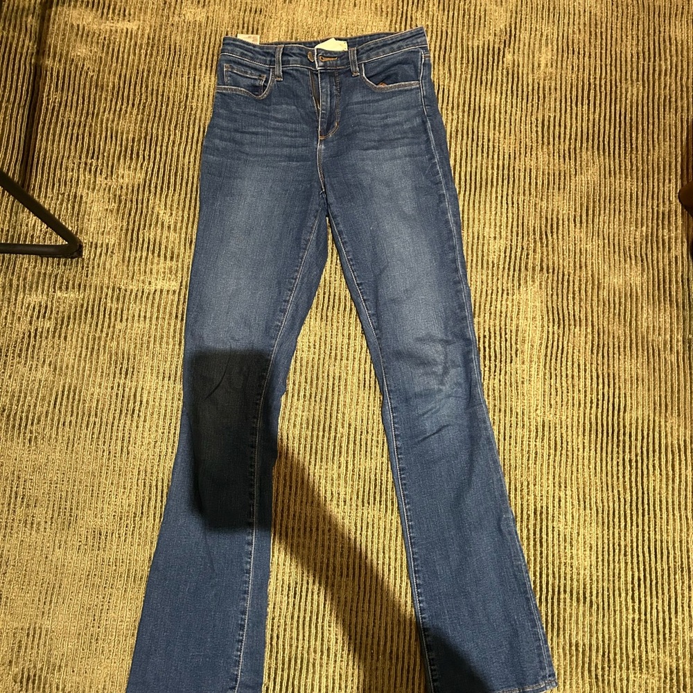 Oriana High Rise Straight Jean in Laguna - Picture 2 of 5
